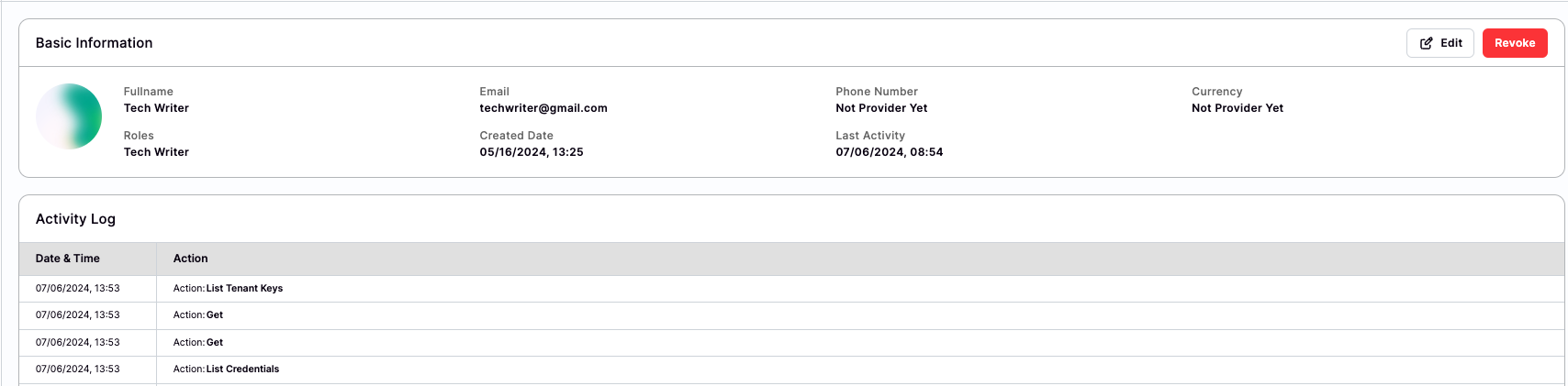 Staff Details Staff Details